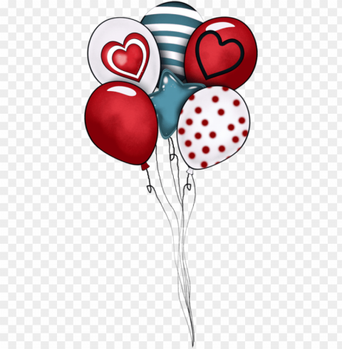 balloons tube photoshop hearts art drawings globes - sexy birthday balloons PNG images without subscription PNG transparent with Clear Background ID 18213303