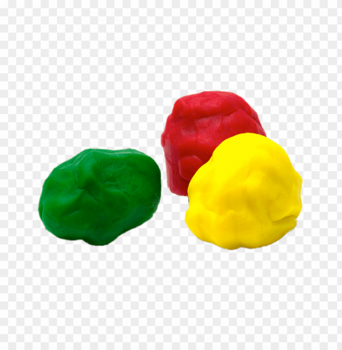 balls of coloured plasticine Transparent PNG images bundle