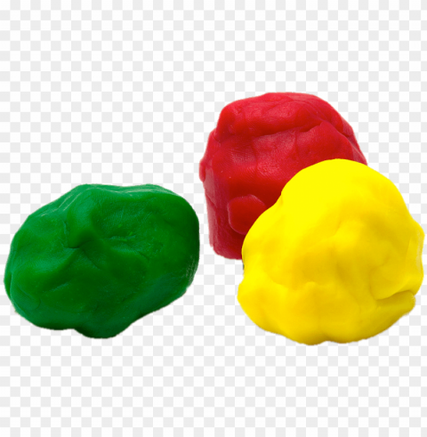 balls of coloured plasticine - playdough clipart PNG images with alpha background