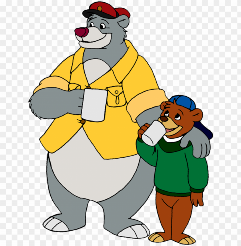 Baloo Picture - Baloo Cartoon PNG Image Isolated On Transparent Backdrop