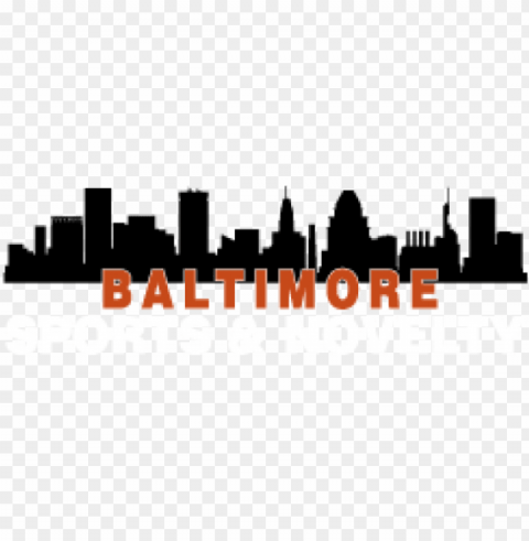 baltimore skyline outline HighQuality PNG with Transparent Isolation