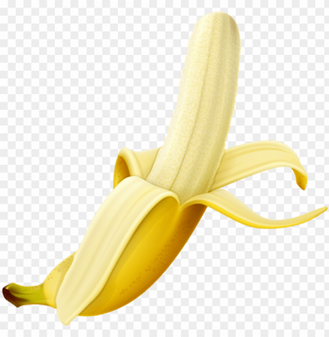 banana high-quality image - peeled banana PNG images for advertising