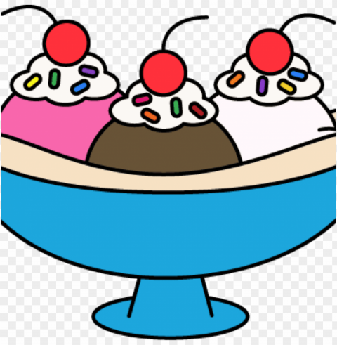 banana split clipart sundae ice cream clip art - ice cream sundae clipart PNG graphics