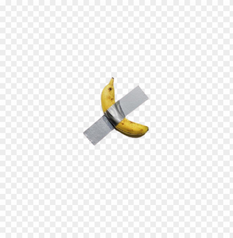banano con cinta arte Isolated Object on HighQuality Transparent PNG
