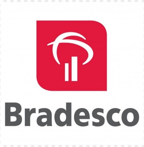 banco bradesco logo vector Isolated Object on HighQuality Transparent PNG