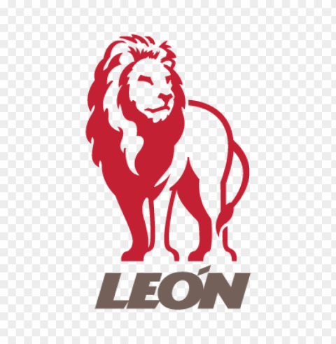 banco león logo vector download free ClearCut Background Isolated PNG Design