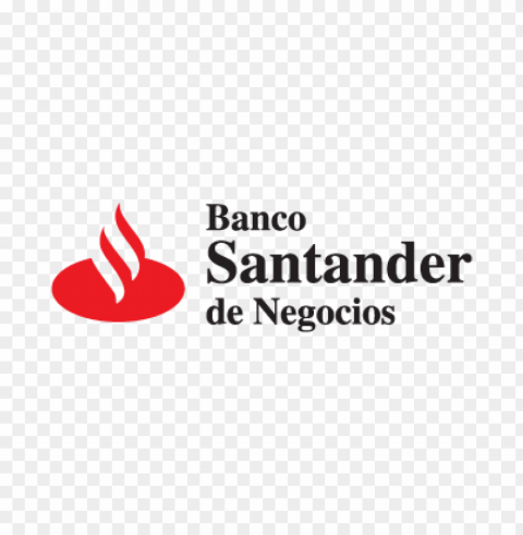banco santander logo vector free Isolated Design Element in Clear Transparent PNG