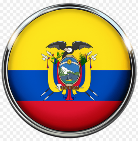 bandera ecuador - ecuador round fla PNG images with cutout