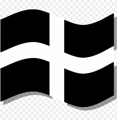 Baner Kernow 3 - Transparent Cornish Flags PNG Image Isolated On Clear Backdrop