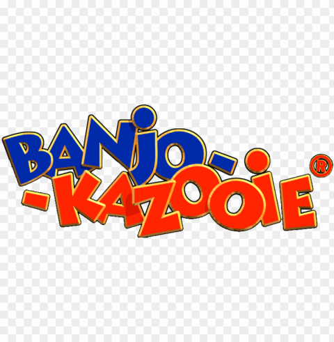 banjo-kazooie - banjo and kazooie title PNG graphics with clear alpha channel selection