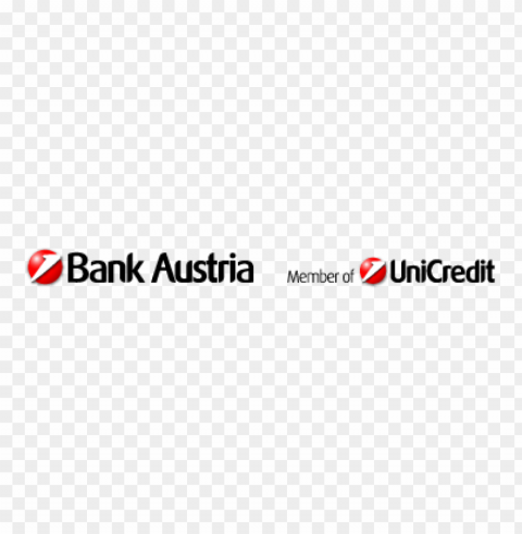 bank austria company vector logo PNG isolated