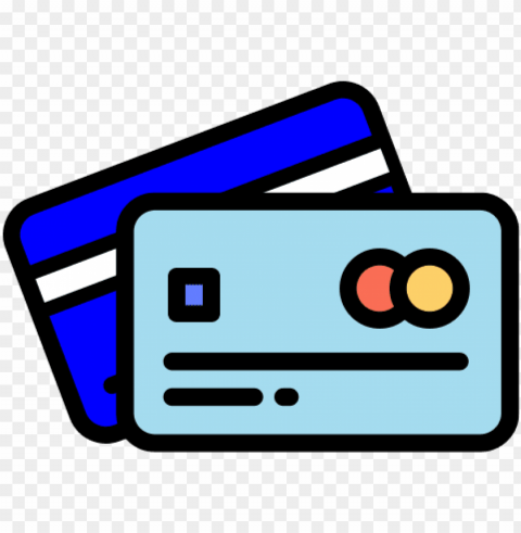bank cards icon - credit card clip art PNG transparent artwork