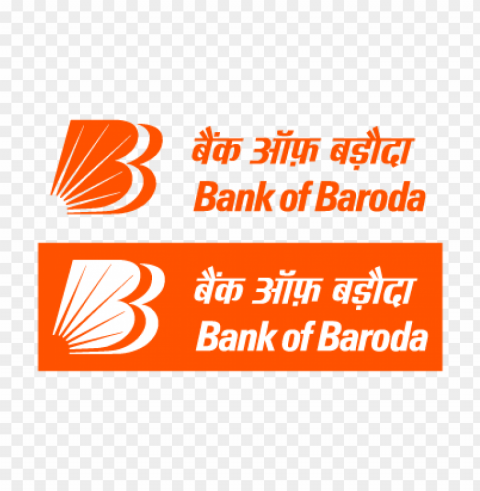 bank of baroda bob vector logo Transparent graphics PNG