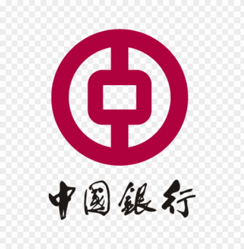 bank of china limited vector logo Transparent PNG pictures for editing