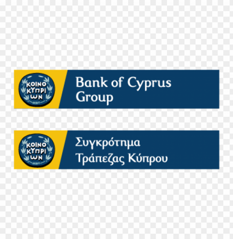 bank of cyprus group vector logo HighQuality Transparent PNG Isolated Element Detail