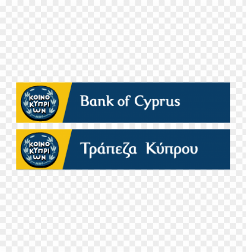 bank of cyprus vector logo HighQuality Transparent PNG Isolated Artwork