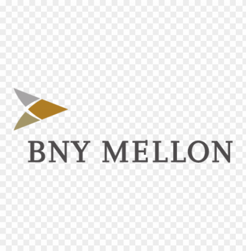 bank of new york mellon vector logo Clear Background Isolated PNG Illustration