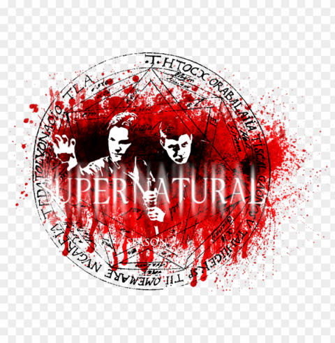 banned - supernatural red logo pics transparent PNG images without BG