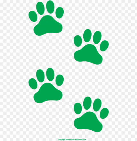 banner free free prints green - dog paw print orange Isolated Item on HighQuality PNG