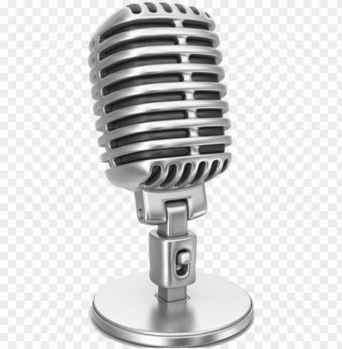 banner library download singing clipart microphone - old school microphone PNG for use