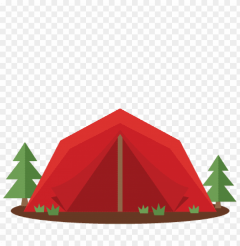 banner library svg miss kate cuttables - camping tent clipart Isolated Artwork in Transparent PNG