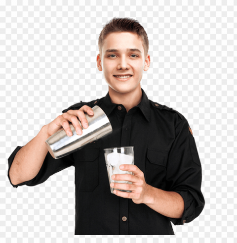bar tender Transparent PNG Isolated Graphic Detail