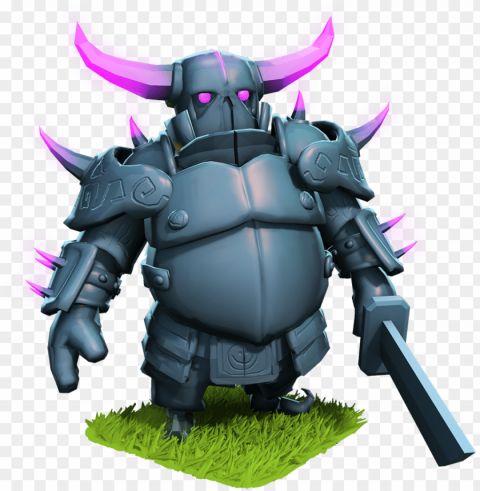 barbarian king clash of clans - clash of clans pekka Isolated Subject in Transparent PNG