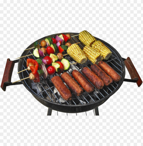 barbecue food hd PNG transparent elements complete package