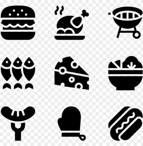 barbecue icons free - vegetable garden icon Clear Background PNG Isolated Graphic
