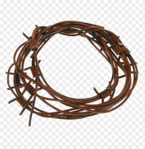 Barbed Wire Fake Isolated Object On Transparent PNG