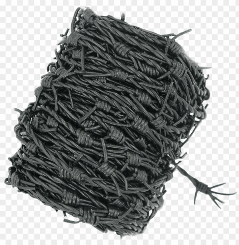 barbed wire leather version Isolated Object with Transparency in PNG