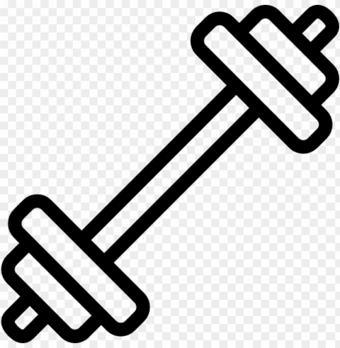 Barbell PNG Isolated Object On Clear Background