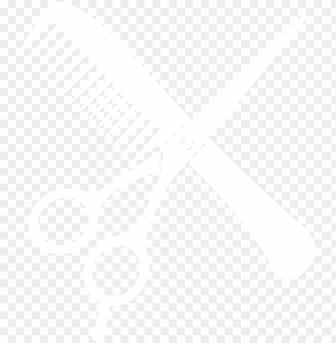 barbershop - white scissors comb PNG design elements PNG transparent with Clear Background ID 5eb11743