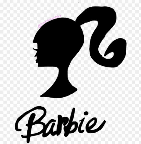 barbie overlay and image - logo barbie PNG for t-shirt designs