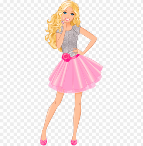 barbie world barbie birthday party barbie party - barbie Isolated Graphic with Clear Background PNG