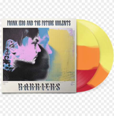 barriers 2lp - frank iero and the future violents Isolated Illustration in Transparent PNG