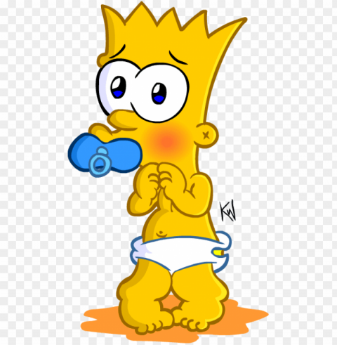 Bart - Simpsons Baby Bart PNG No Watermark