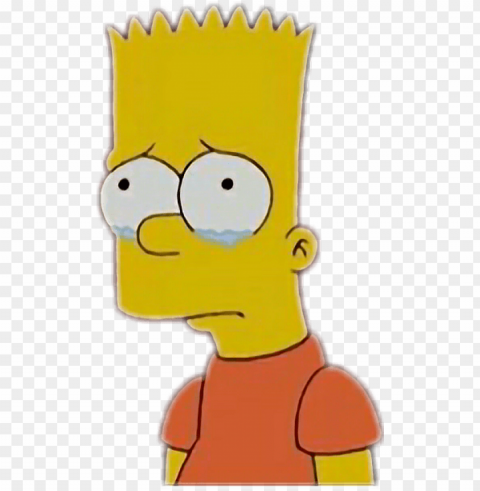 bart simpsons sad thesimpsons tumblr - cryi Clear PNG pictures assortment