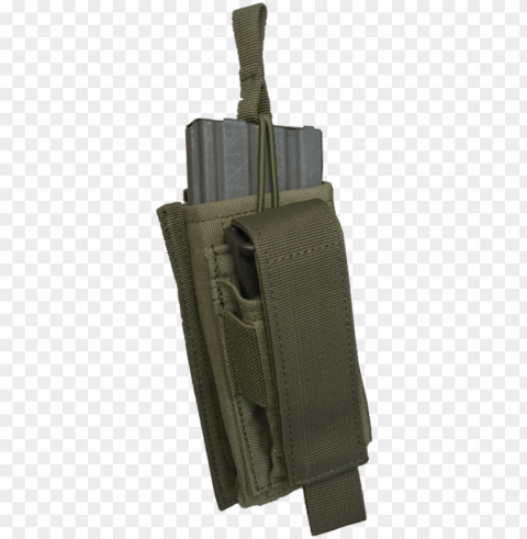 base pouch m16m4 & pistol mag kangaroo single - rifle Transparent Background Isolated PNG Illustration