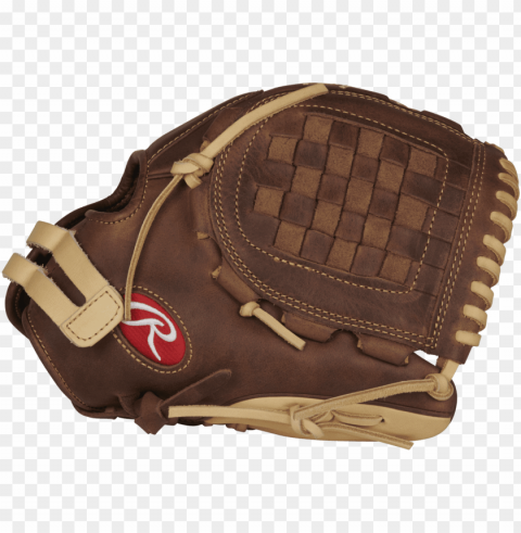 Basket Web Fastpitch Softball Glove - Rawlings Isolated Character On HighResolution PNG