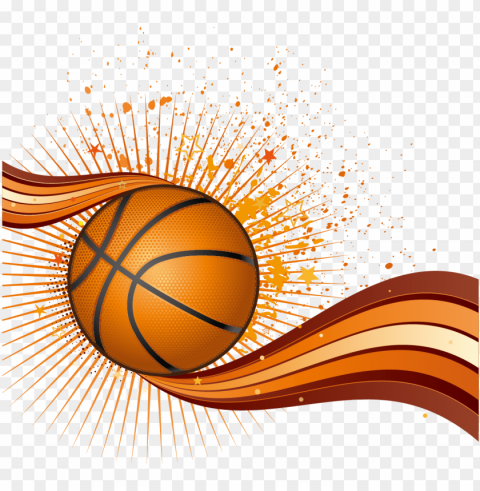 basketball euclidean vector - watercolor basketball PNG images for websites