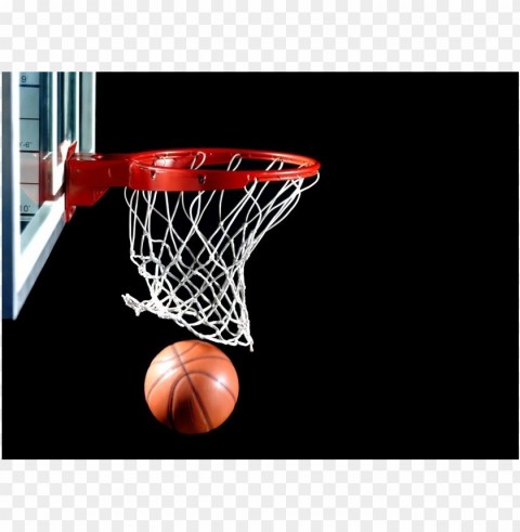 basketball hoop with basketball PNG transparent images for social media