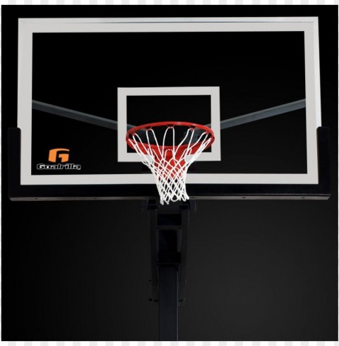 basketball hoop with basketball Transparent Cutout PNG Isolated Element