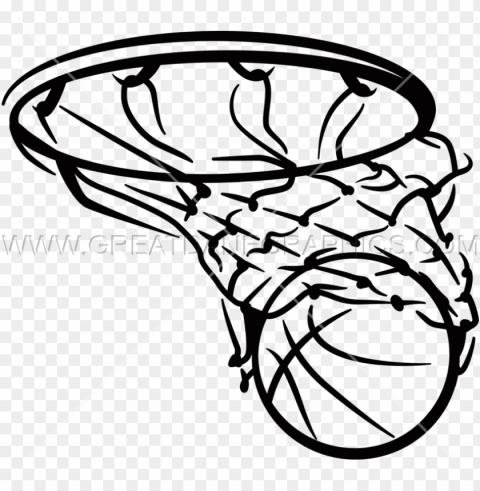 basketball net Isolated Subject with Clear Transparent PNG