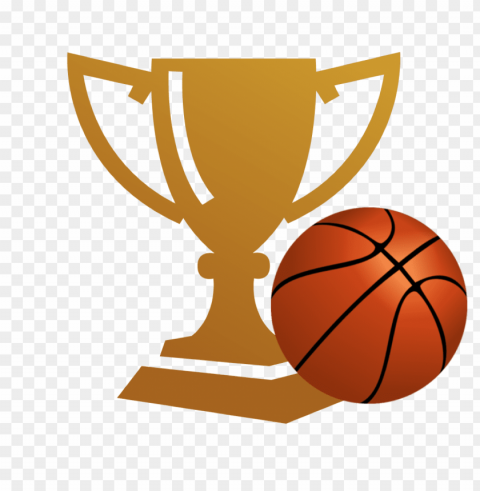 basketball trophy PNG transparent design