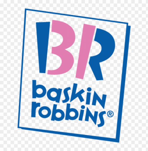 baskin robbins logo vector free PNG transparent elements complete package