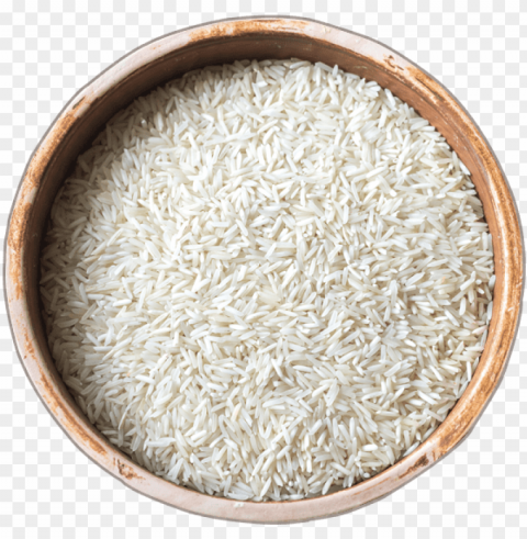 basmati rice - white rice Isolated Artwork on Transparent Background