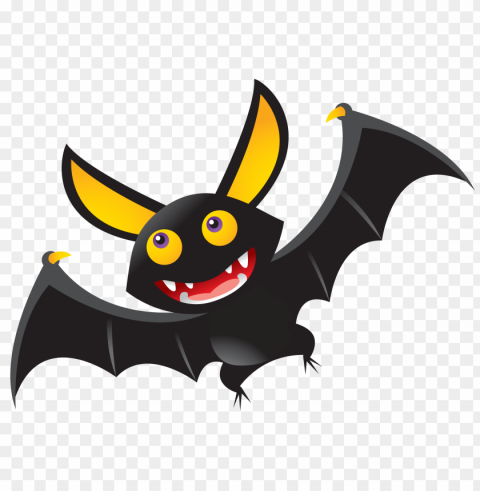 bat illustration halloween Transparent PNG Isolated Design Element