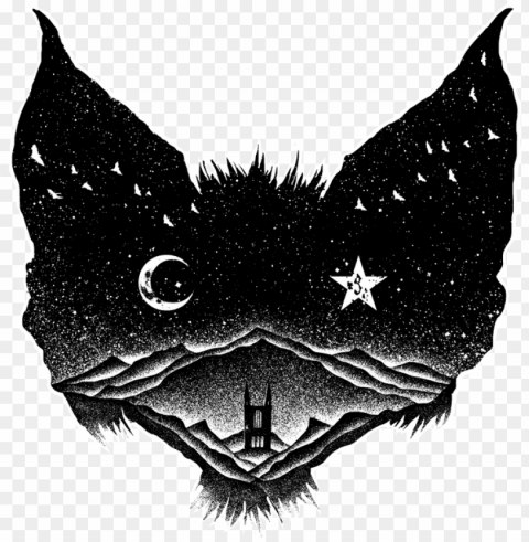 bat night art print by barmalisirtb Free PNG file PNG transparent with Clear Background ID e0b76c92