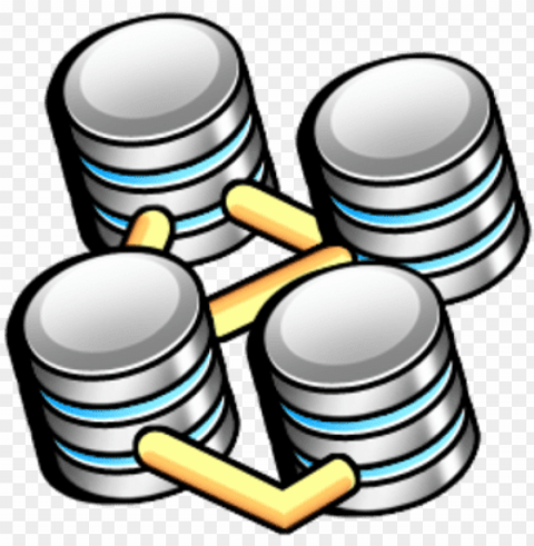 batch databases process icon - batch icons Isolated Graphic with Clear Background PNG